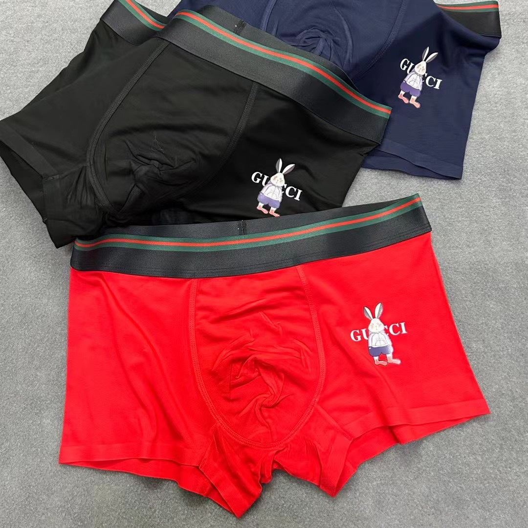 Gucci Red Black Navy Small Figure Boxer Briefs, image 7