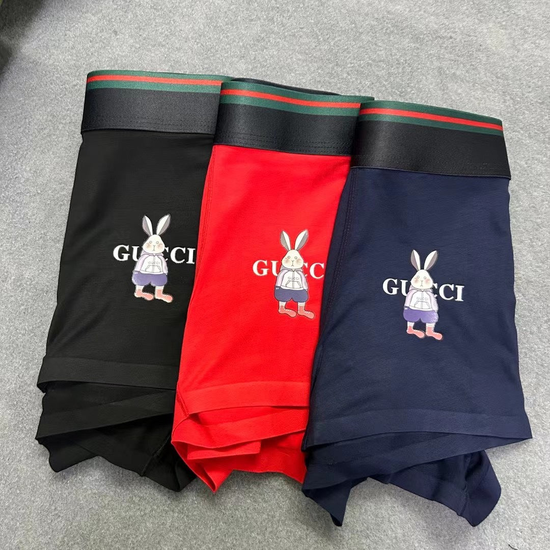 Gucci Red Black Navy Small Figure Boxer Briefs, image 5