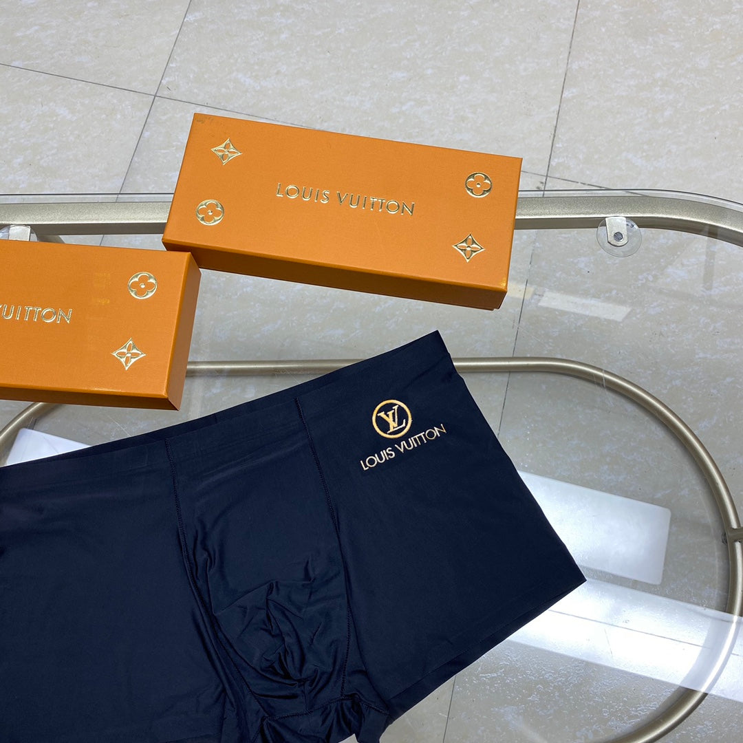 Louis Vuitton Boxed Blue Ornamental Panel Boxer Briefs, image 7