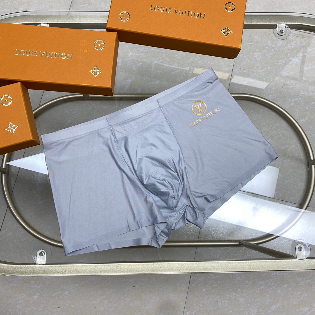 Louis Vuitton Boxed Blue Ornamental Panel Boxer Briefs, image 5