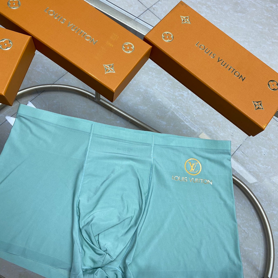 Louis Vuitton Boxed Blue Ornamental Panel Boxer Briefs, image 6