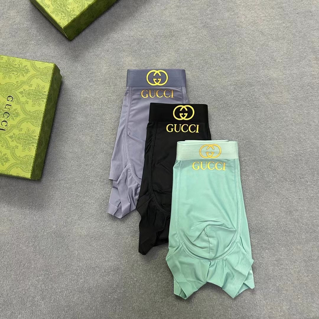 Gucci Mint Grey Dark Letter Waist Boxer Briefs, image 4