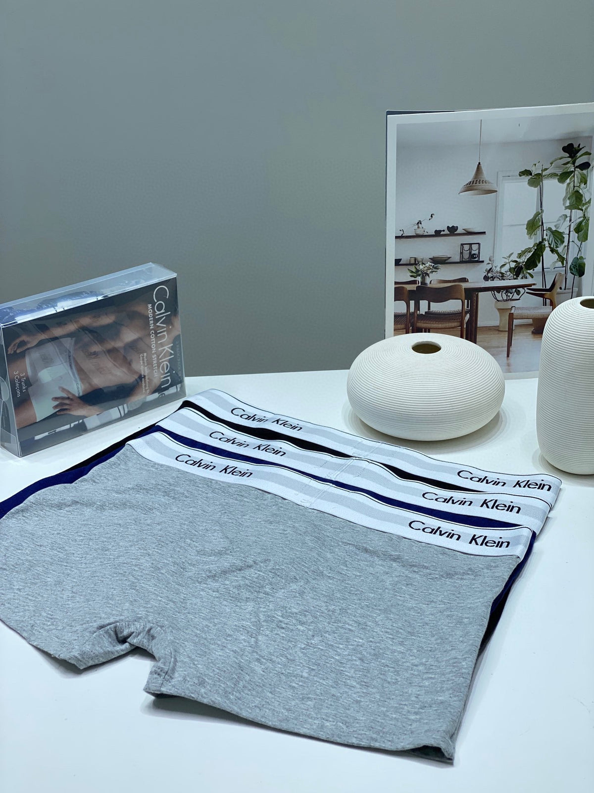 Calvin Klein Dark Model Packaging Display Boxer Briefs, image 3