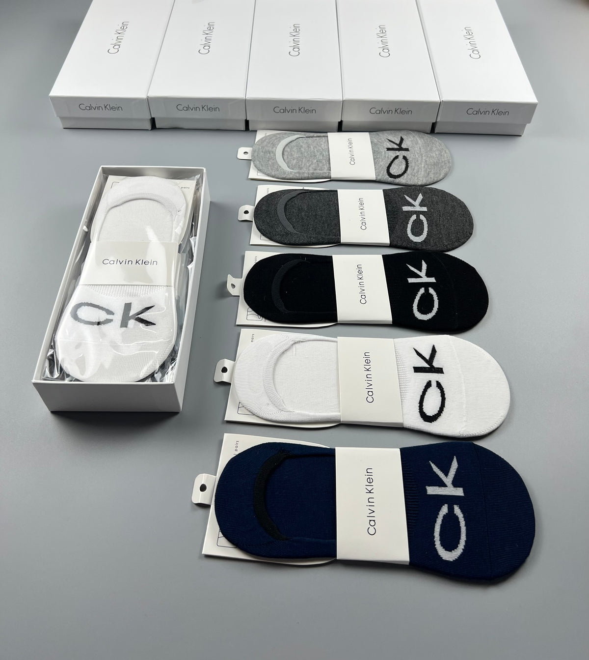 Calvin Klein Neutral Packaged Low Opening No-Show Socks, image 9