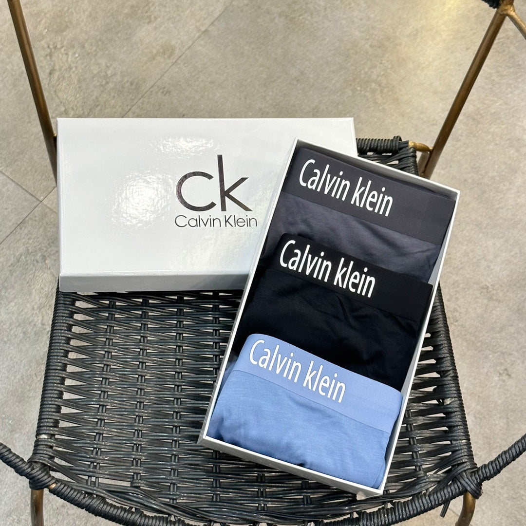 Calvin Klein Light Blue Black Waistband Boxer Briefs, image 8