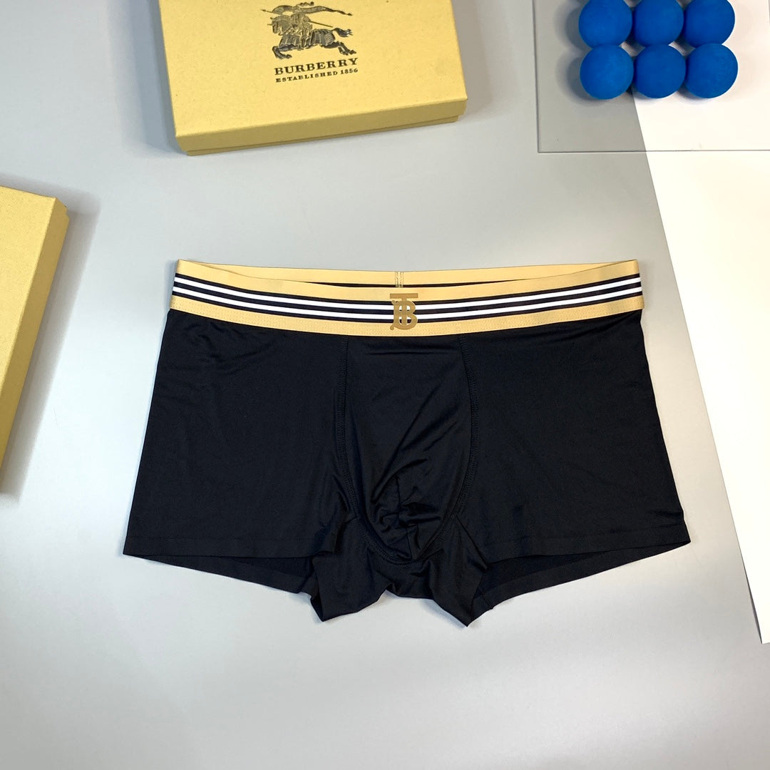 Burberry Blue Red Black Bright Stripe Waist Boxer Briefs, image 4