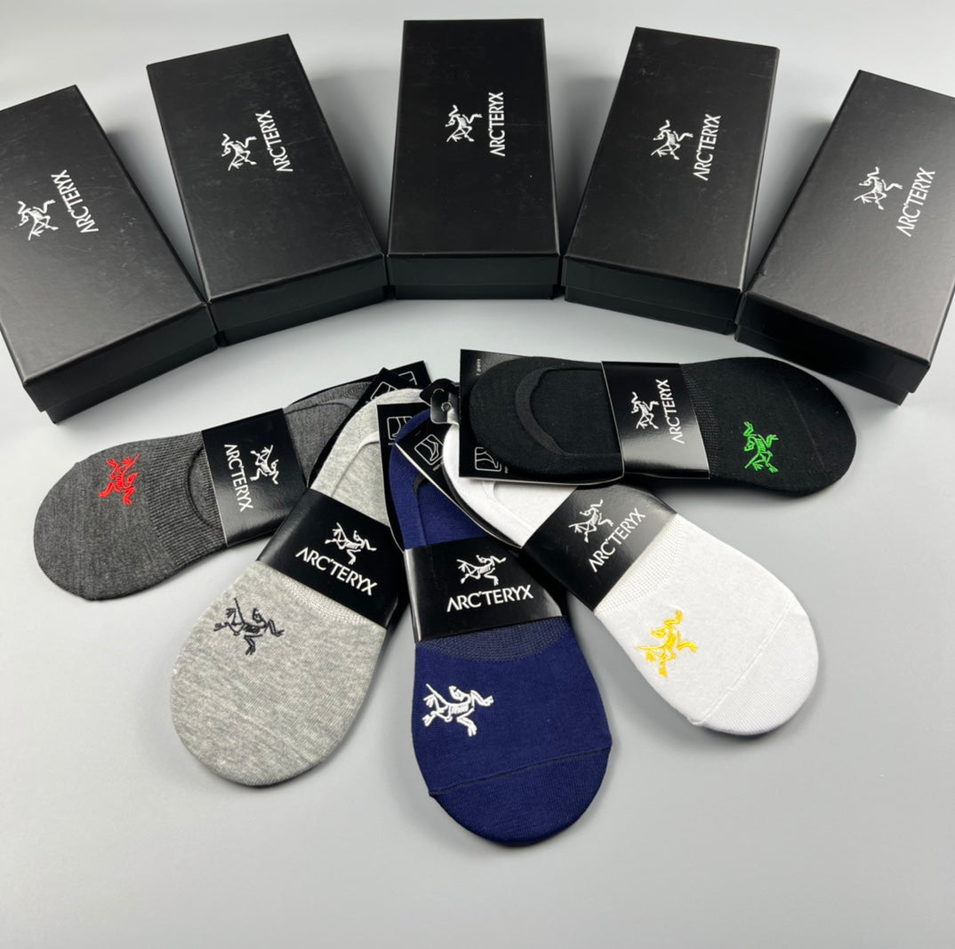Arc'teryx Neutral Packaged Bird Marks No-Show Socks, image 7