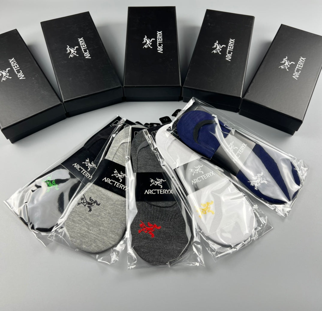 Arc'teryx Neutral Packaged Bird Marks No-Show Socks, image 2