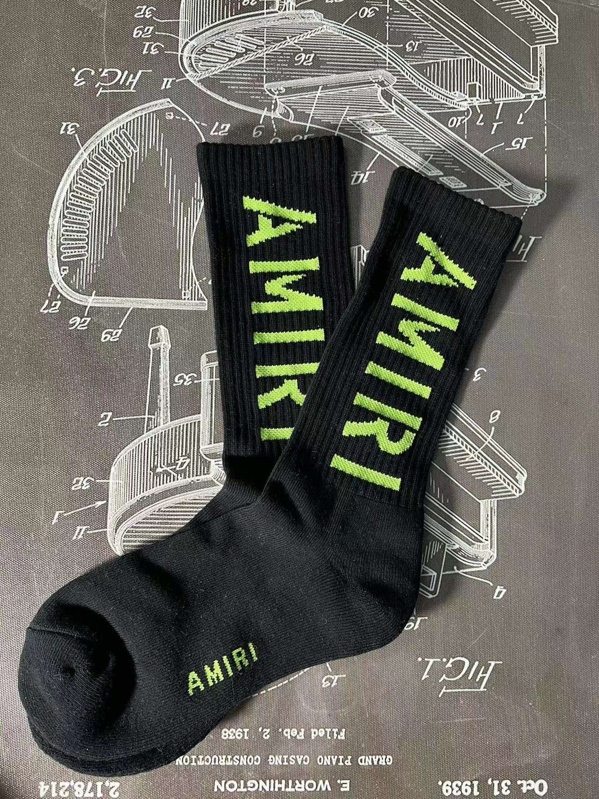 AMIRI Graphic Letter-Band Sock Selection, gallery image 4