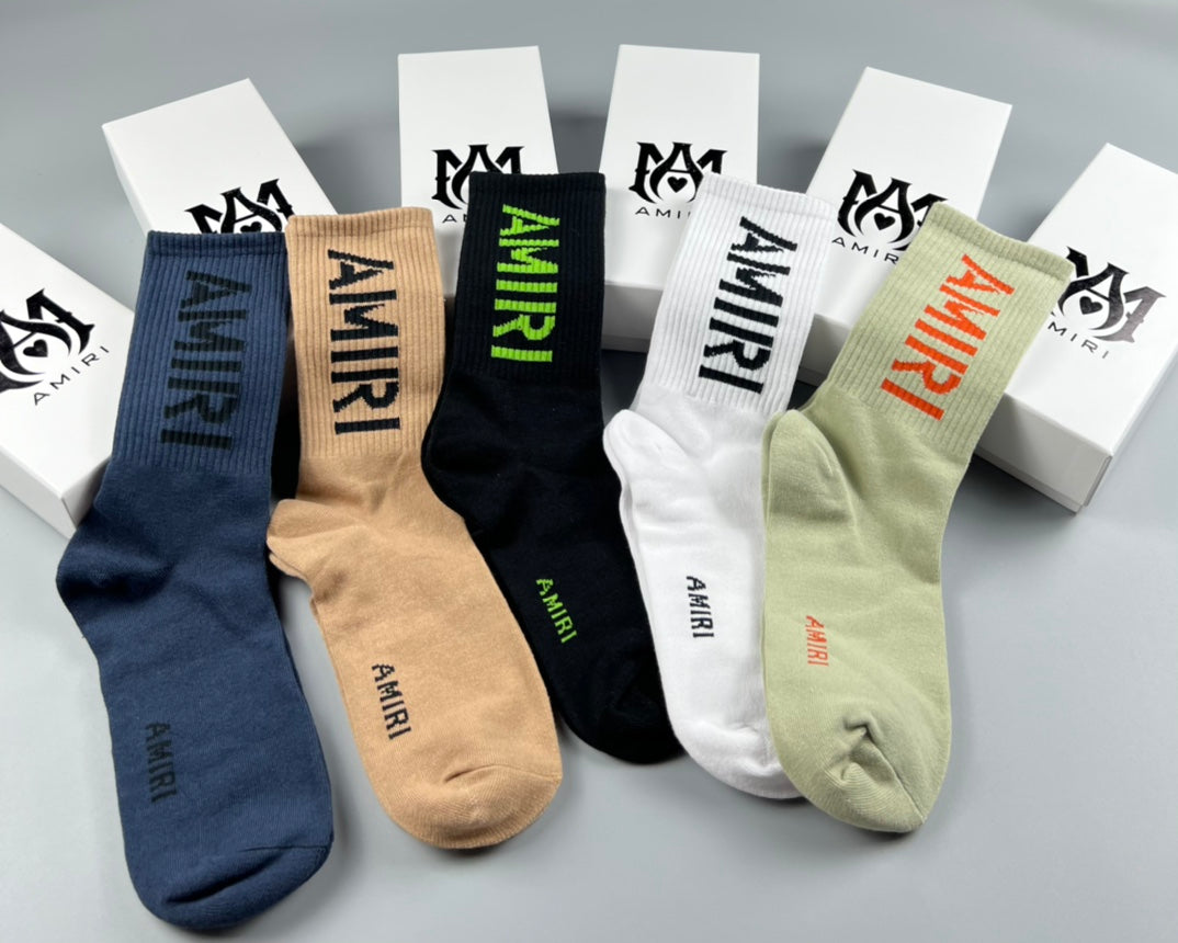 AMIRI Graphic Letter-Band Sock Selection, gallery image 2