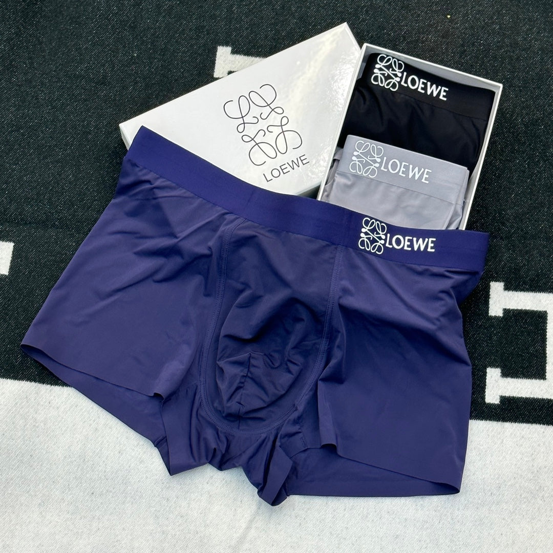 LOEWE Mixed Neutral Lettered-Band Boxer Briefs, gallery image 4