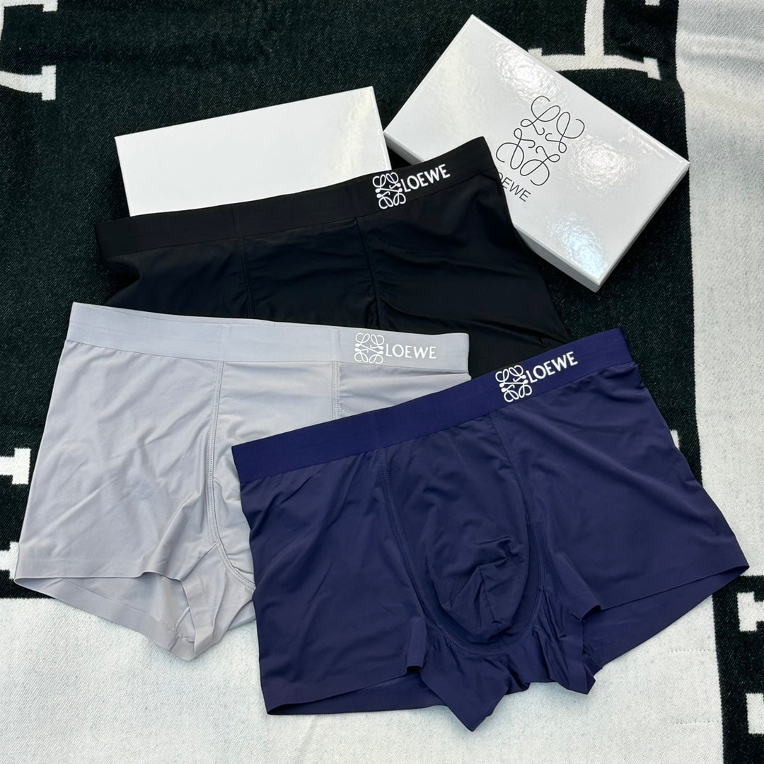 LOEWE Mixed Neutral Lettered-Band Boxer Briefs, gallery image 1