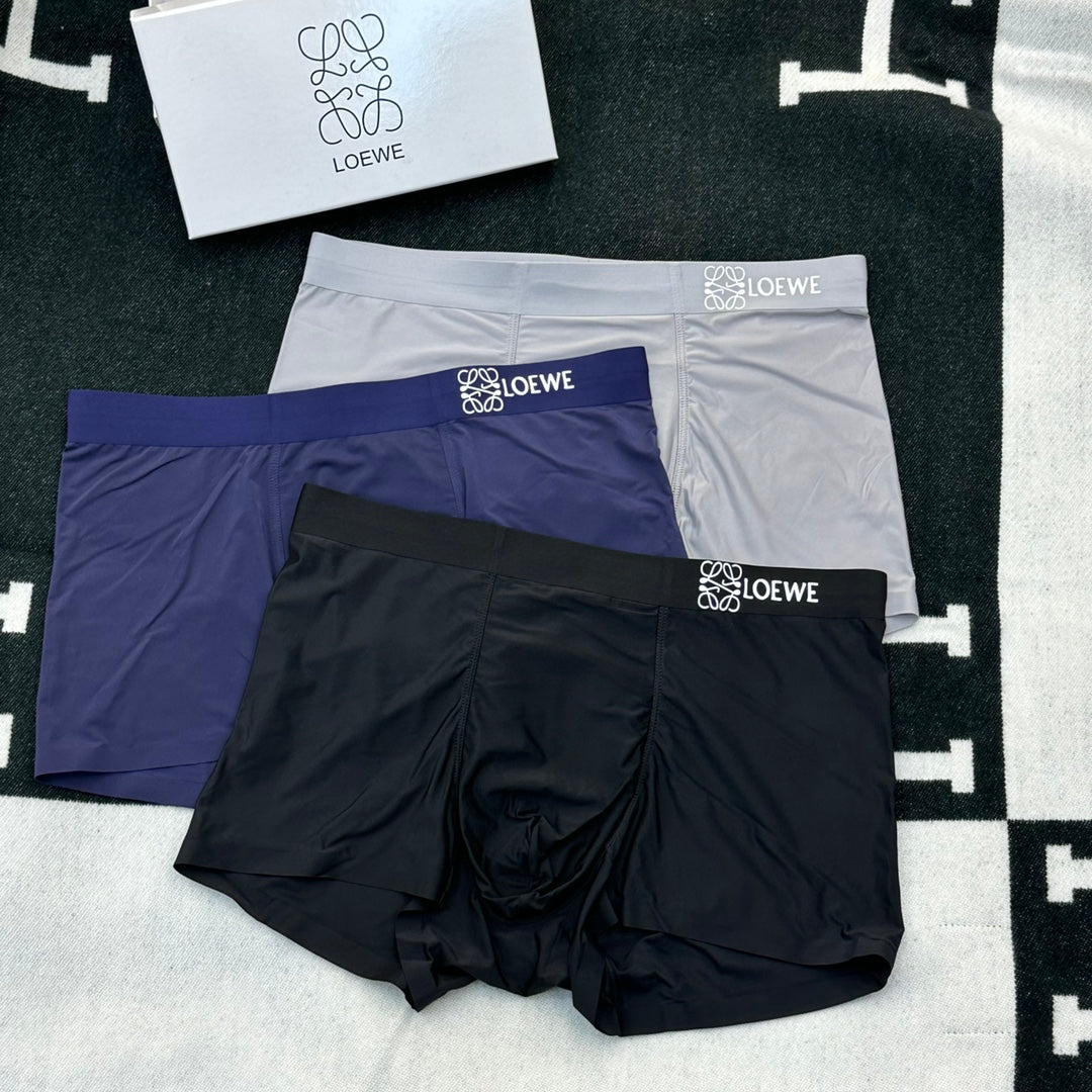 LOEWE Mixed Neutral Lettered-Band Boxer Briefs, gallery image 9