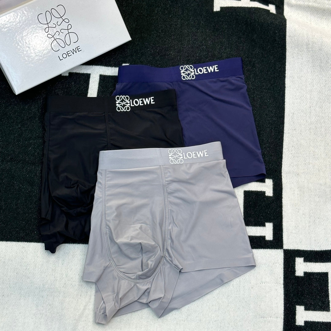 LOEWE Mixed Neutral Lettered-Band Boxer Briefs, gallery image 2