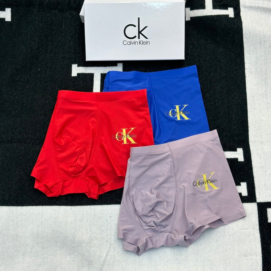 Calvin Klein Royal Blue Contrast Monogram Boxer Briefs, image 3