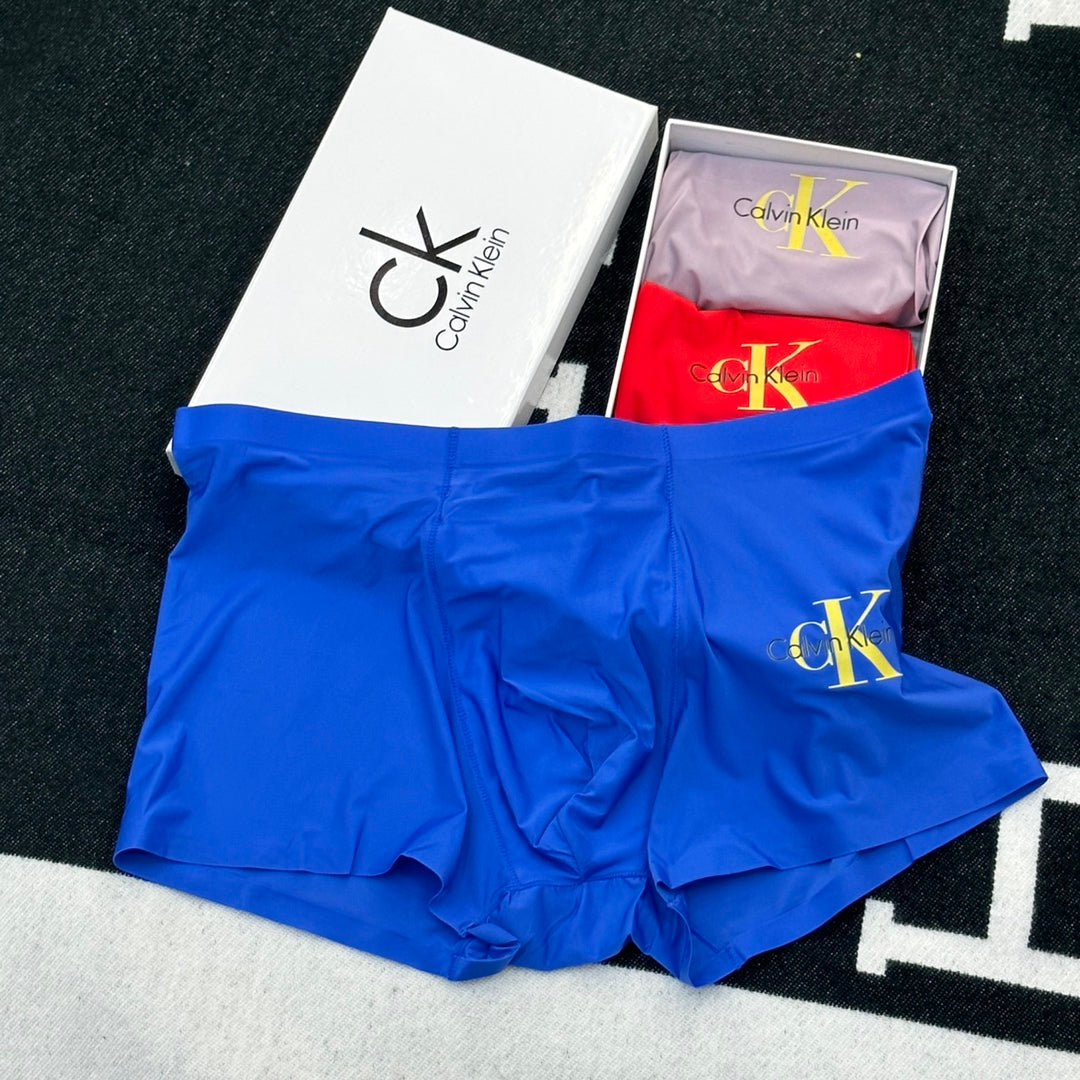 Calvin Klein Royal Blue Contrast Monogram Boxer Briefs, image 1