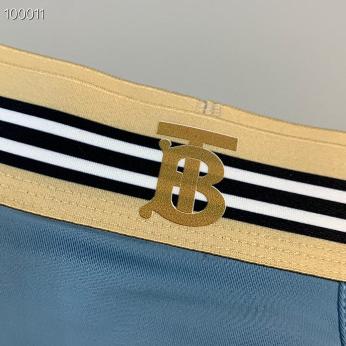 Burberry Blue Red Black Striped Waist Boxer Briefs, image 8