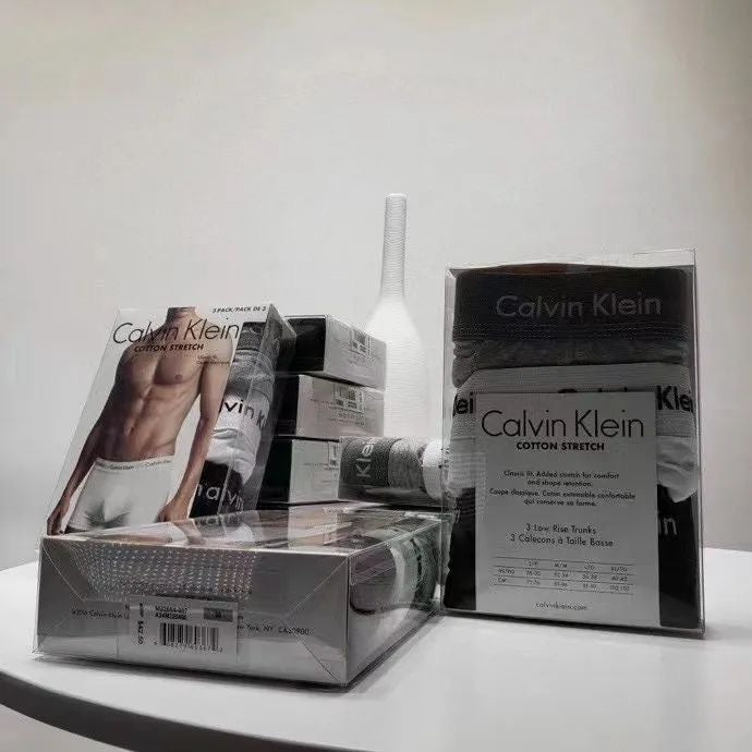 Calvin Klein Grey Hanging Underwear Display Boxer Briefs, image 4