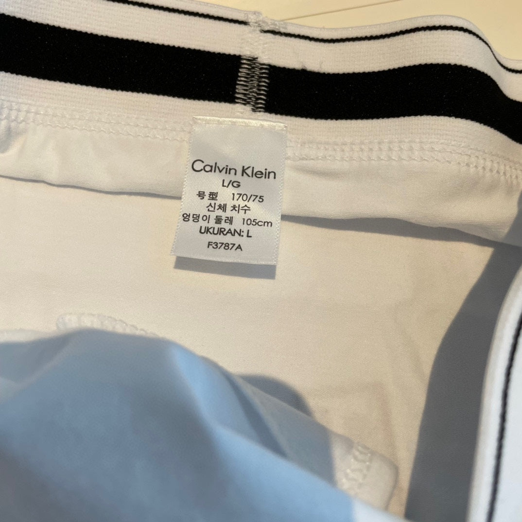 Calvin Klein White Wide Band Set Bralette and Brief Set, image 7