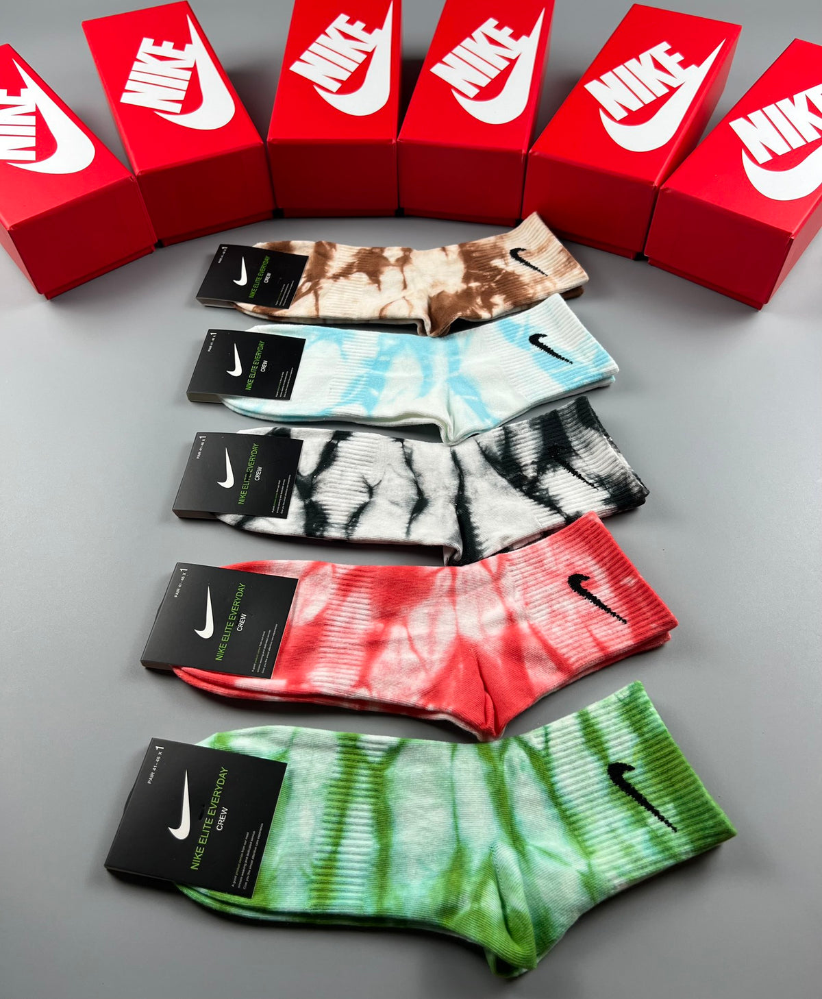 Nike Multicolour Camouflage Crew Socks, gallery image 9