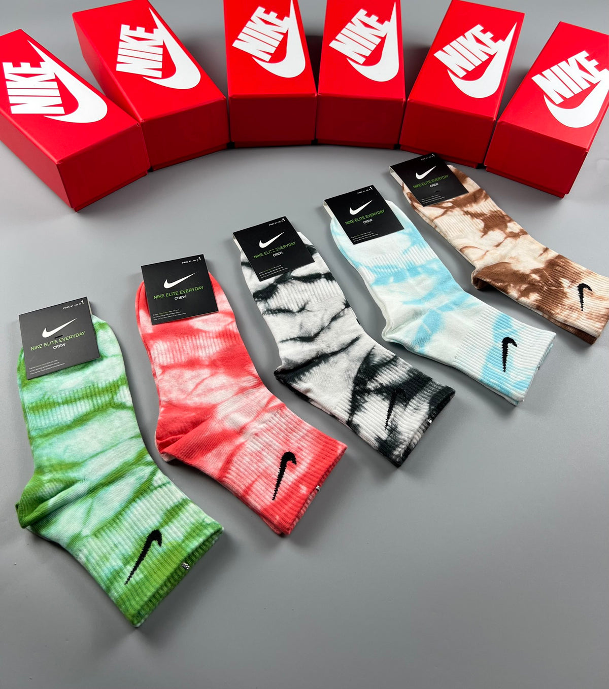 Nike Multicolour Camouflage Crew Socks, gallery image 7
