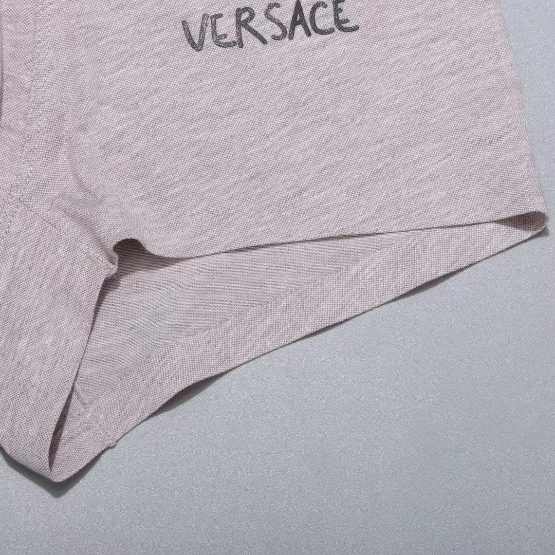 Versace Pastel Frilled Cuff Face Motifs Crew Socks, image 8