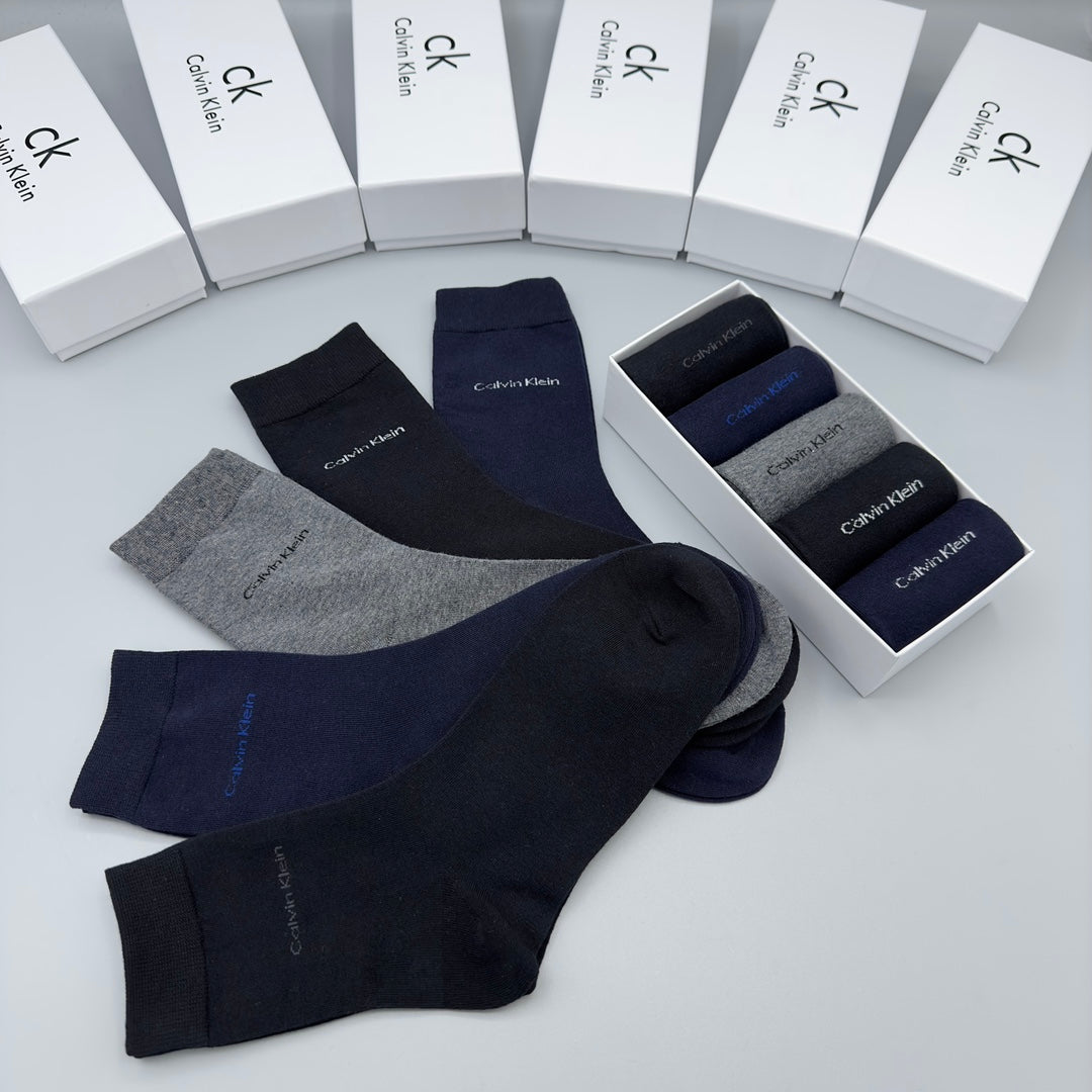 Calvin Klein Dark Grey Plain Crew Assortment Crew Socks, image 2