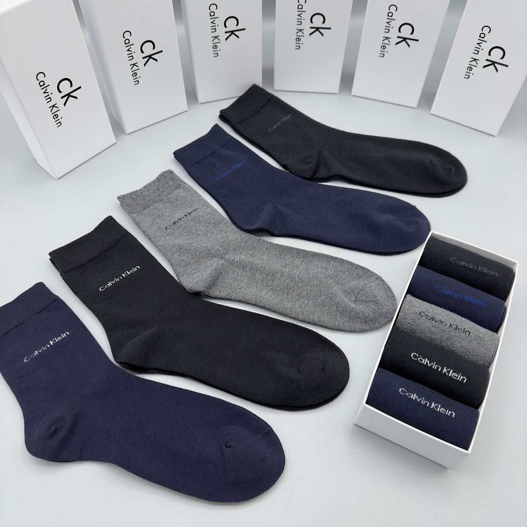 Calvin Klein Dark Grey Plain Crew Assortment Crew Socks, image 3