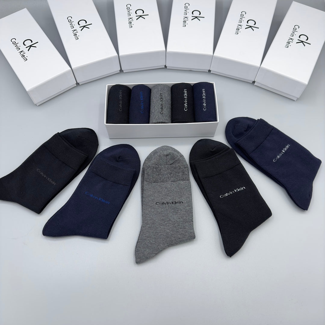 Calvin Klein Dark Grey Plain Crew Assortment Crew Socks, image 8