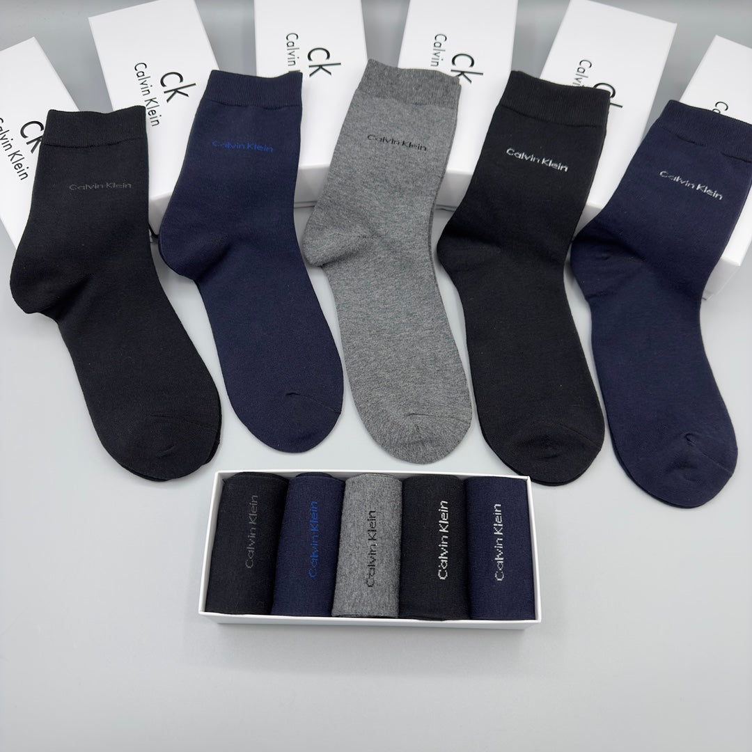 Calvin Klein Dark Grey Plain Crew Assortment Crew Socks, image 7