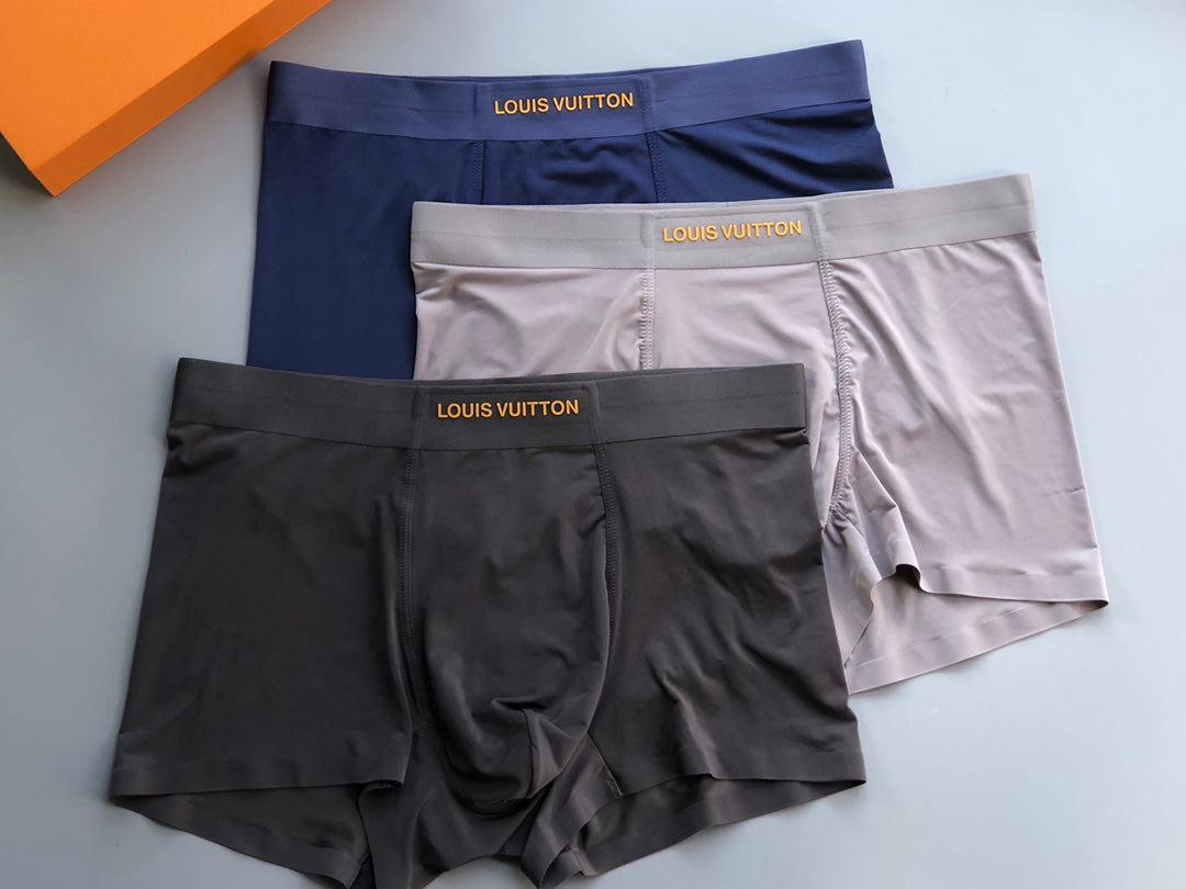 Louis Vuitton Boxed Dark Grey Pattern Boxer Briefs, image 3