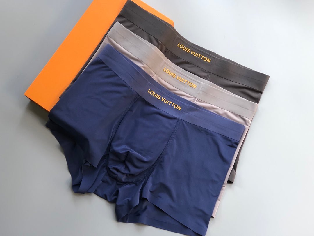 Louis Vuitton Boxed Dark Grey Pattern Boxer Briefs, image 6