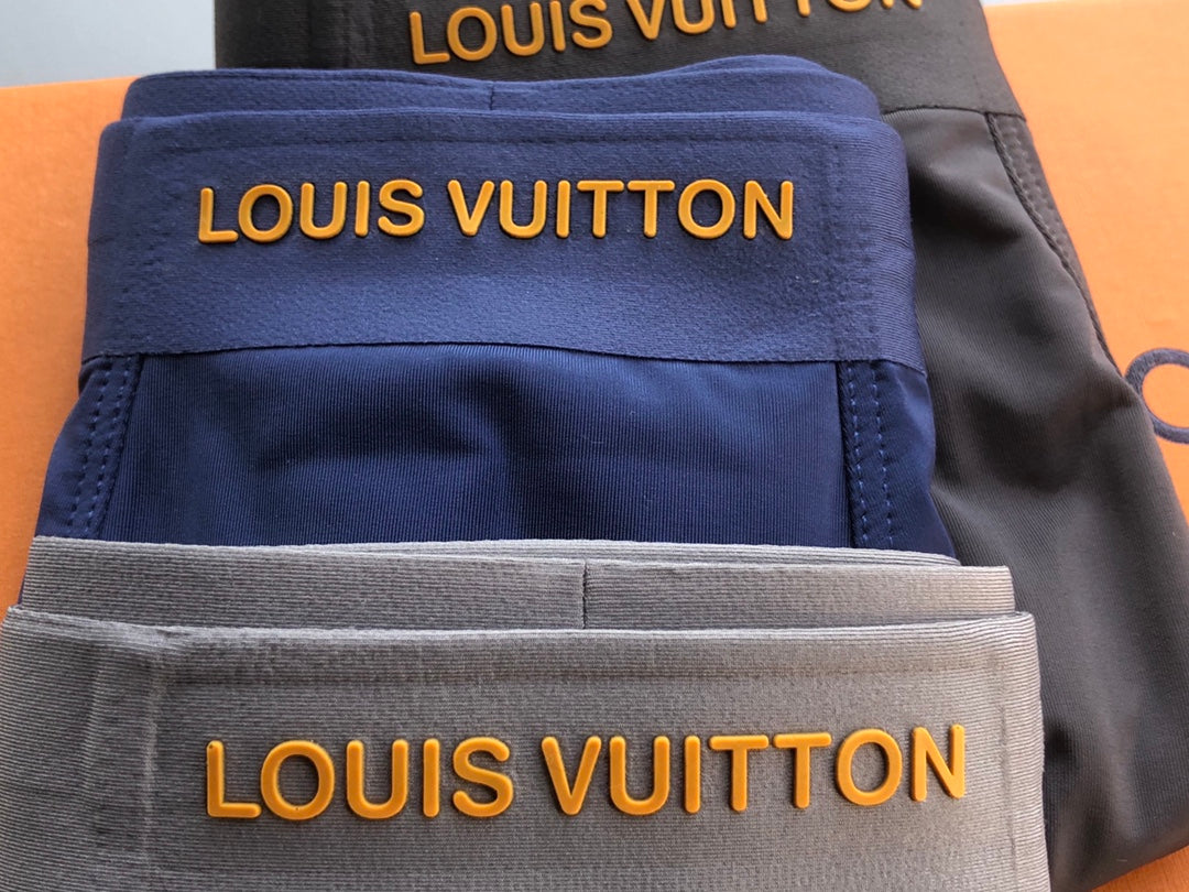 Louis Vuitton Boxed Dark Grey Pattern Boxer Briefs, image 9