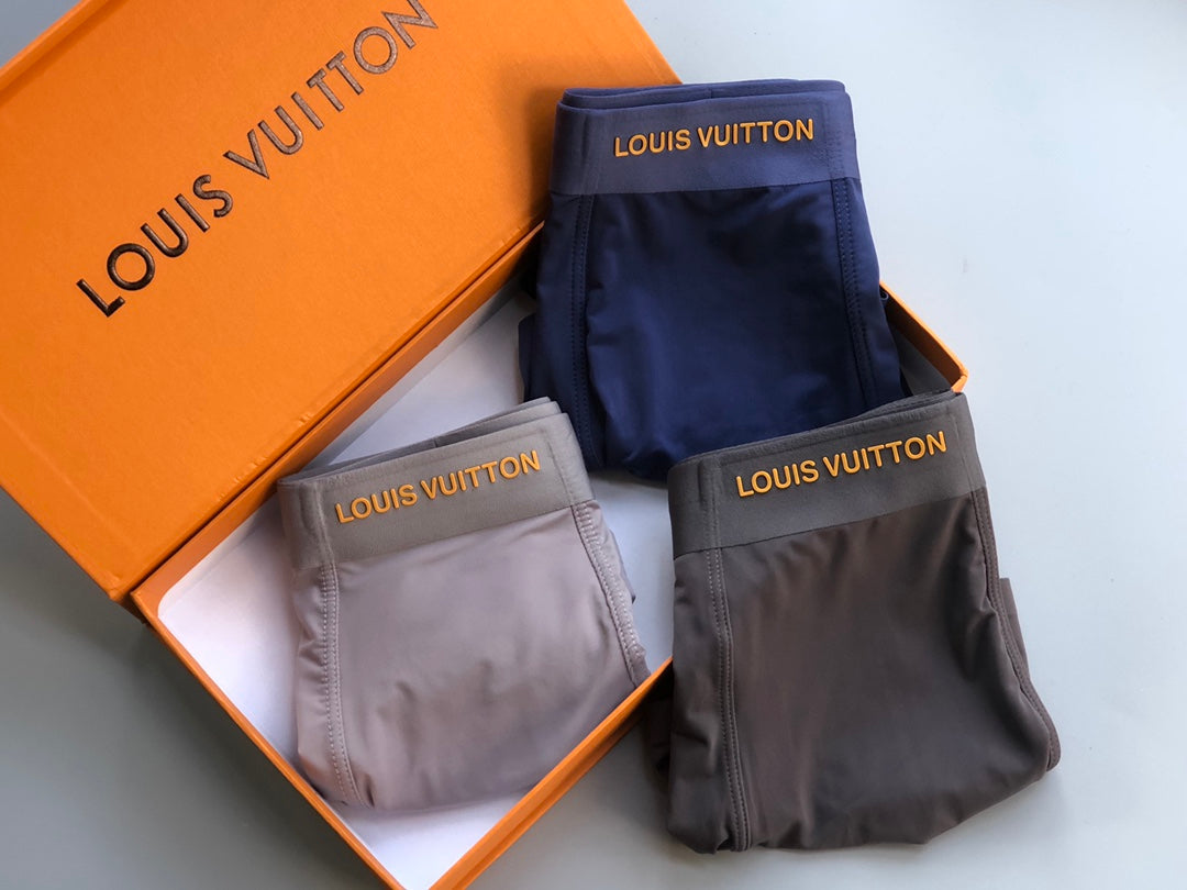 Louis Vuitton Boxed Dark Grey Pattern Boxer Briefs, image 8