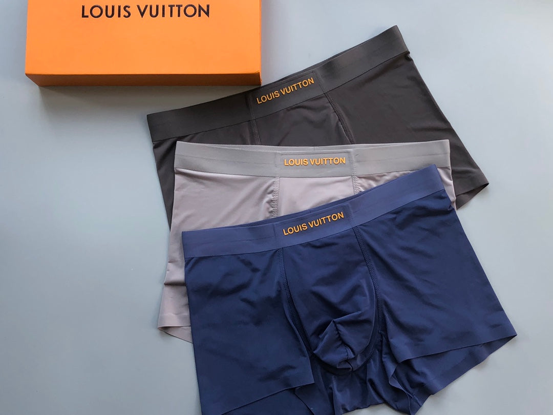 Louis Vuitton Boxed Dark Grey Pattern Boxer Briefs, image 7
