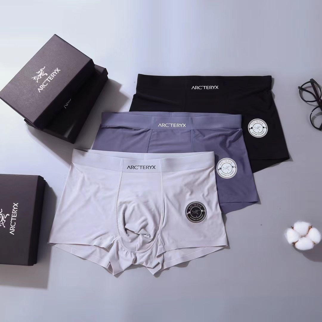 Arc'teryx Grey Lilac Black Small Circle Boxer Briefs, image 1