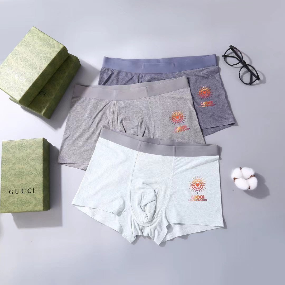 Gucci Lavender White Grey Tiny Emblem Boxer Briefs, image 4