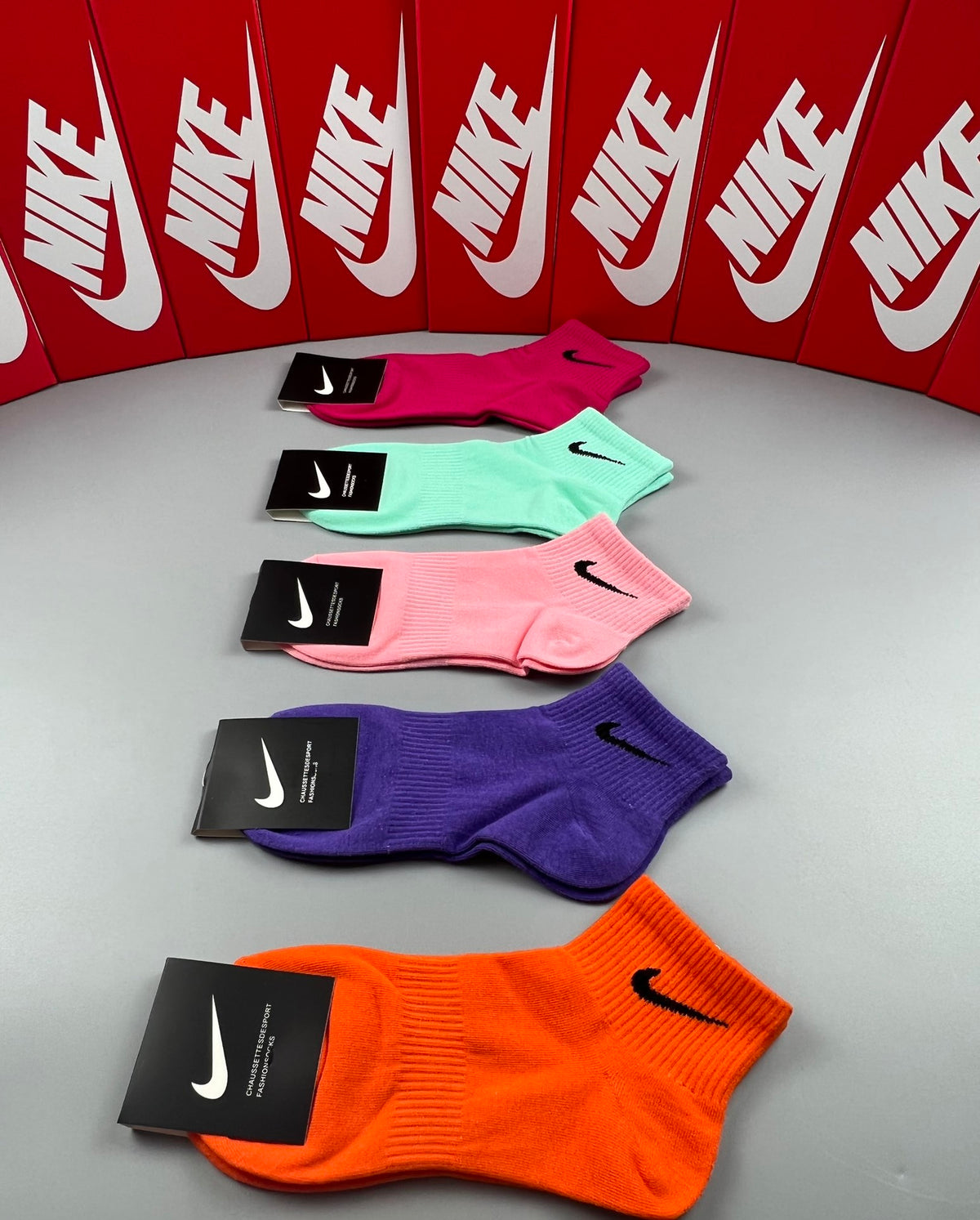 Nike Bright Colour-Mix Swoosh Socks, gallery image 8