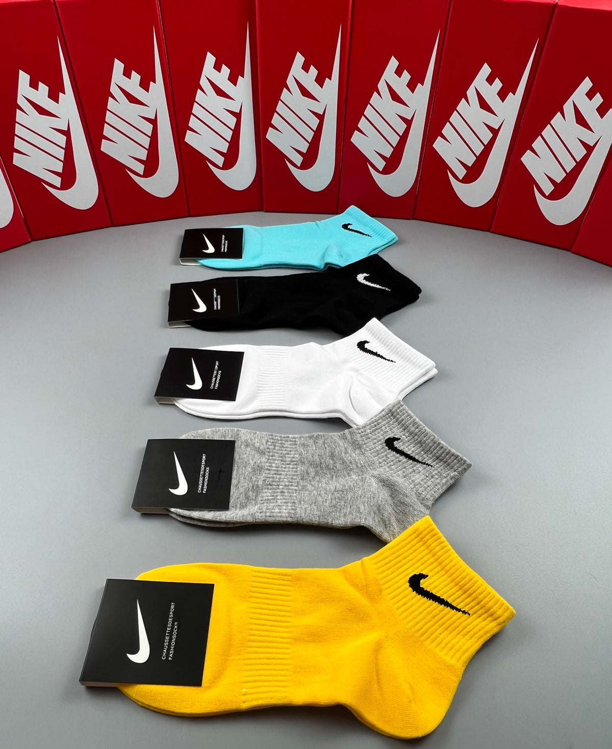 Nike Bright Colour-Mix Swoosh Socks, gallery image 4