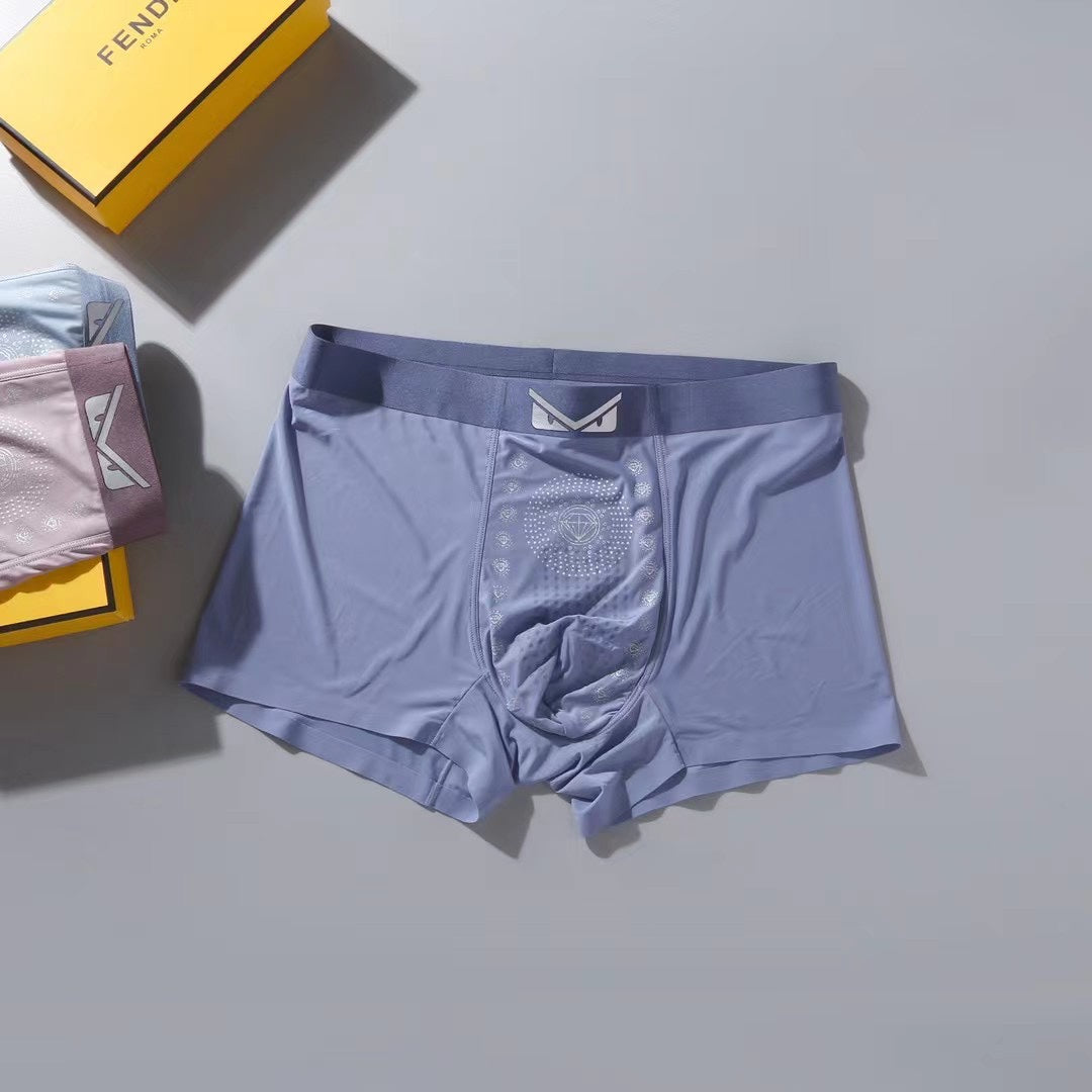 Fendi Grey Blue Burgundy Eye Waist Boxer Briefs, image 7
