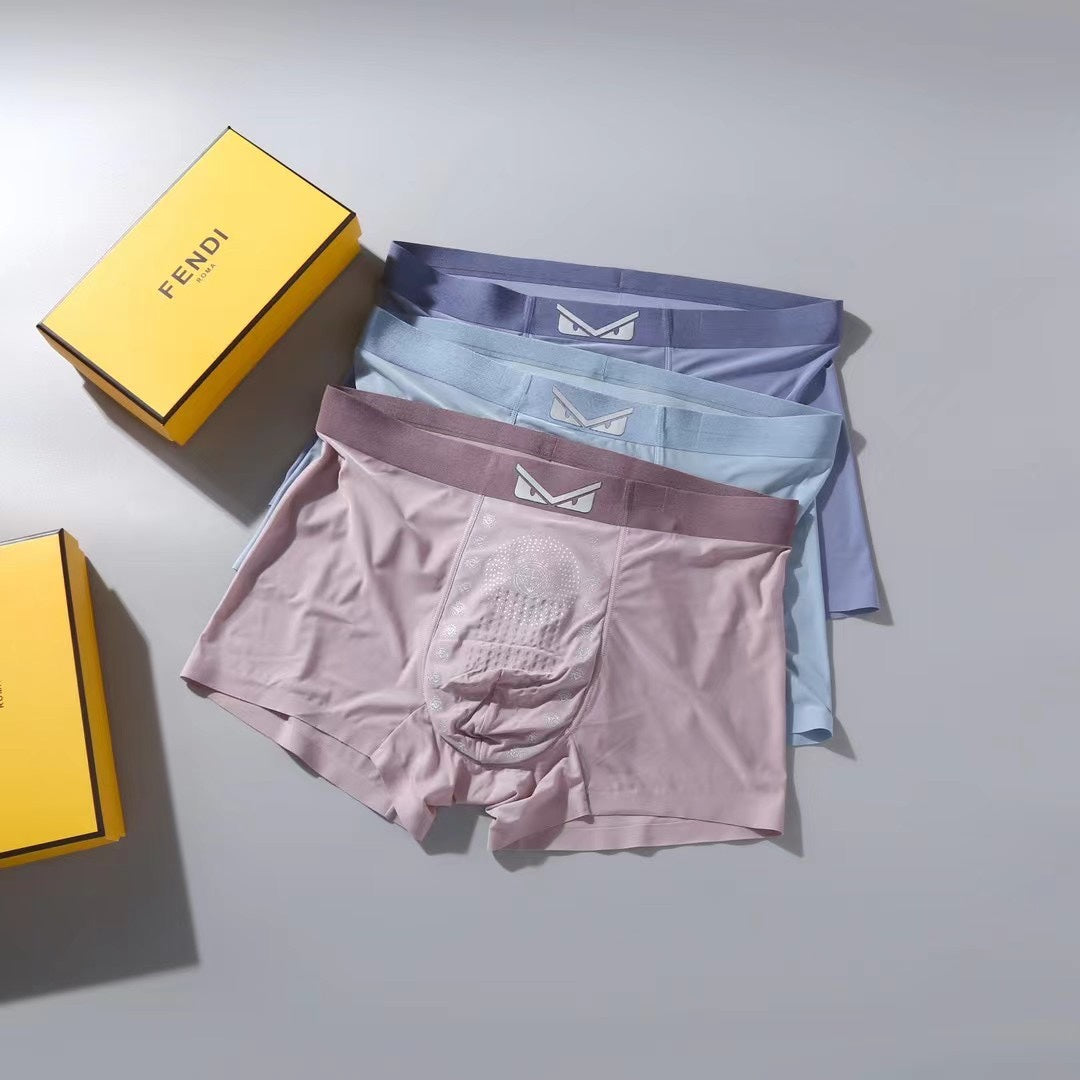 Fendi Grey Blue Burgundy Eye Waist Boxer Briefs, image 2