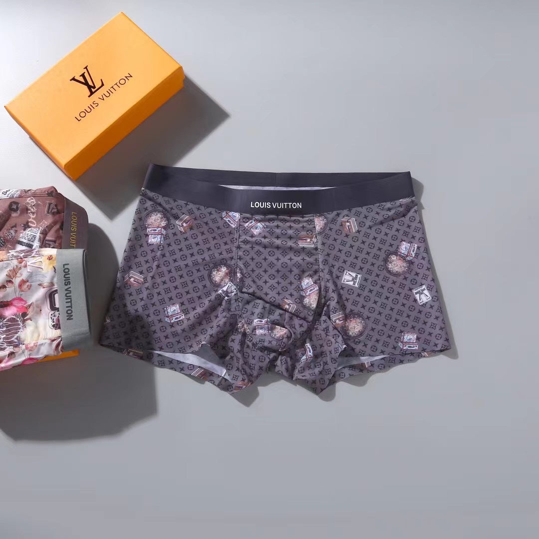 Louis Vuitton Multicolour Dense Floral Print Boxer Briefs, image 7