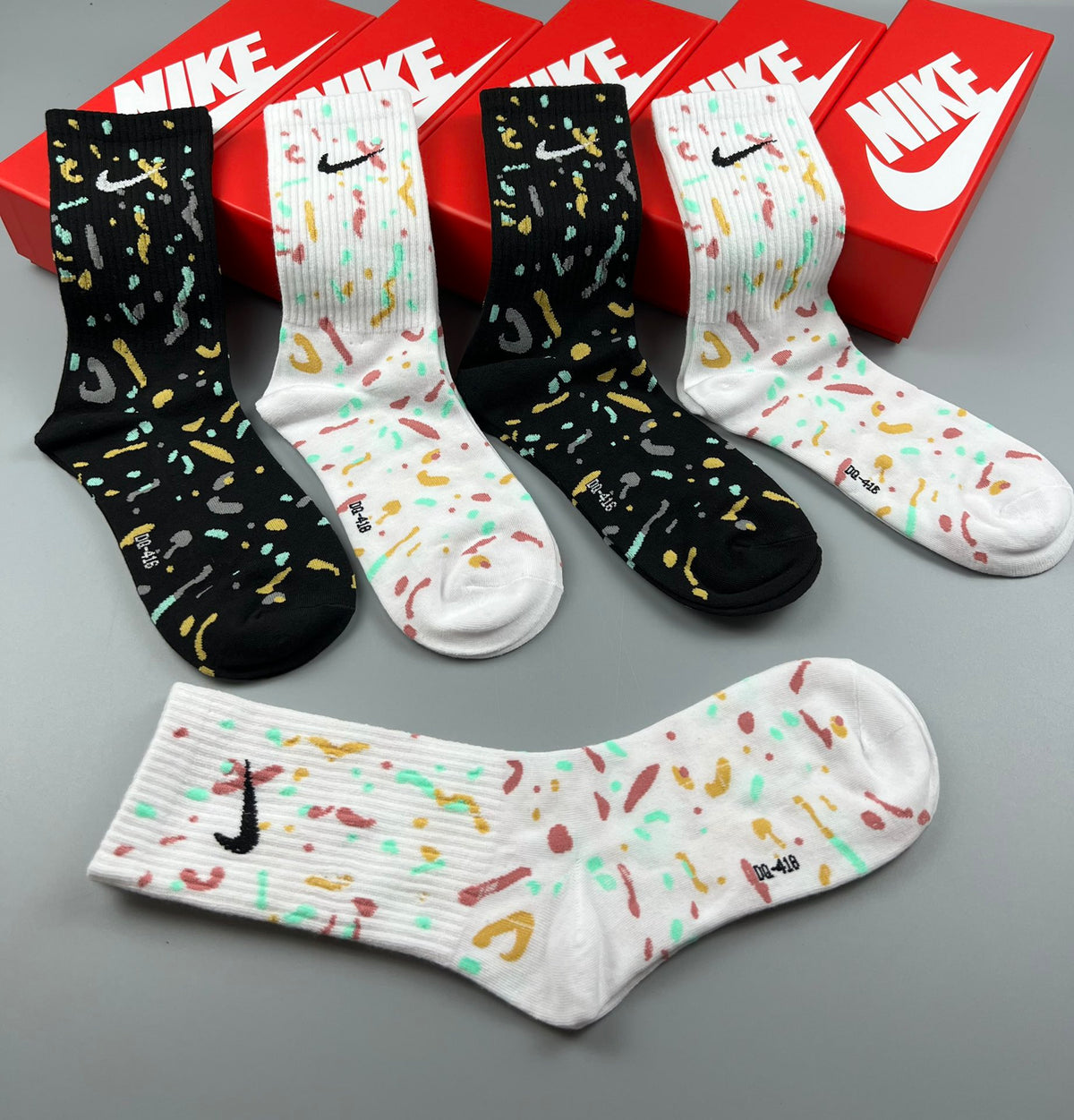 Nike Speckled Graphic Crew Socks, gallery image 8