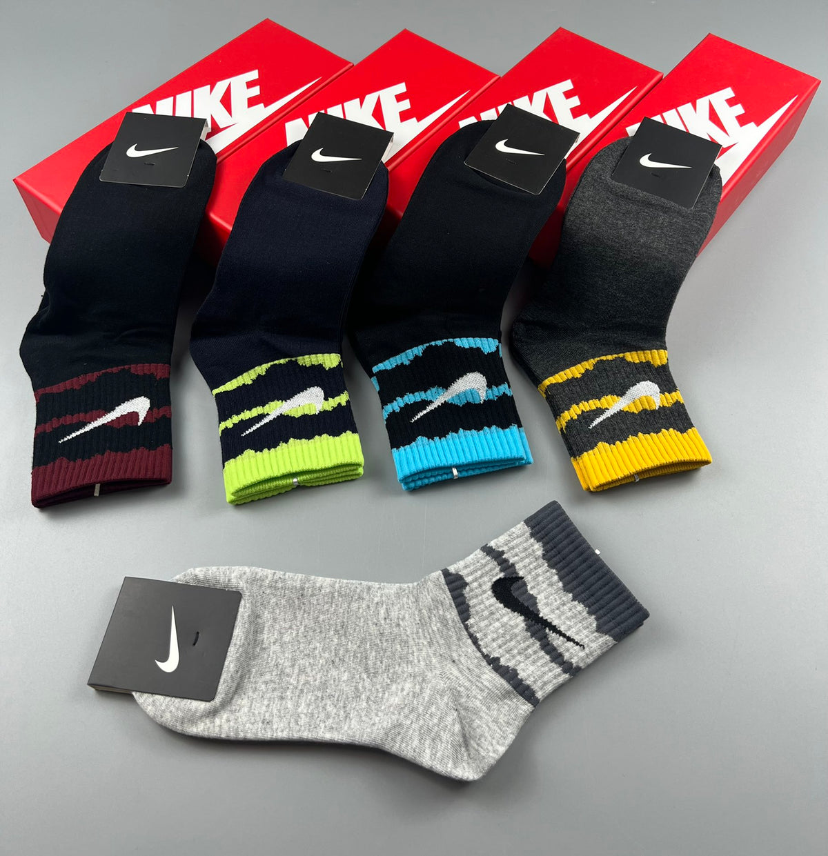 Nike Bright Stripe Short Socks, gallery image 5