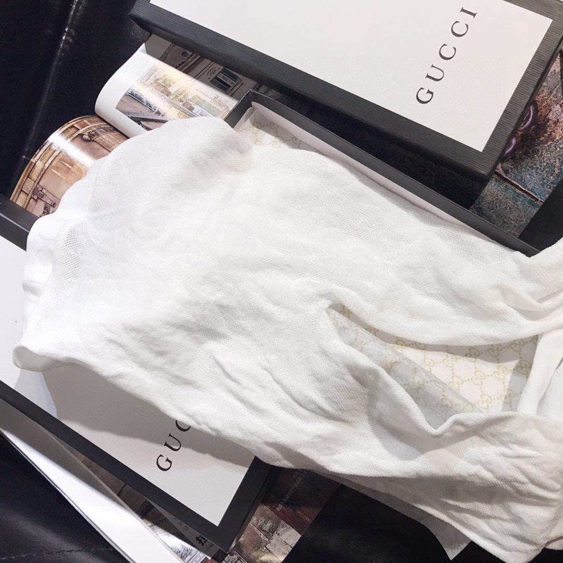 Gucci Grey Sheer Allover Pattern Patterned Hosiery, image 2
