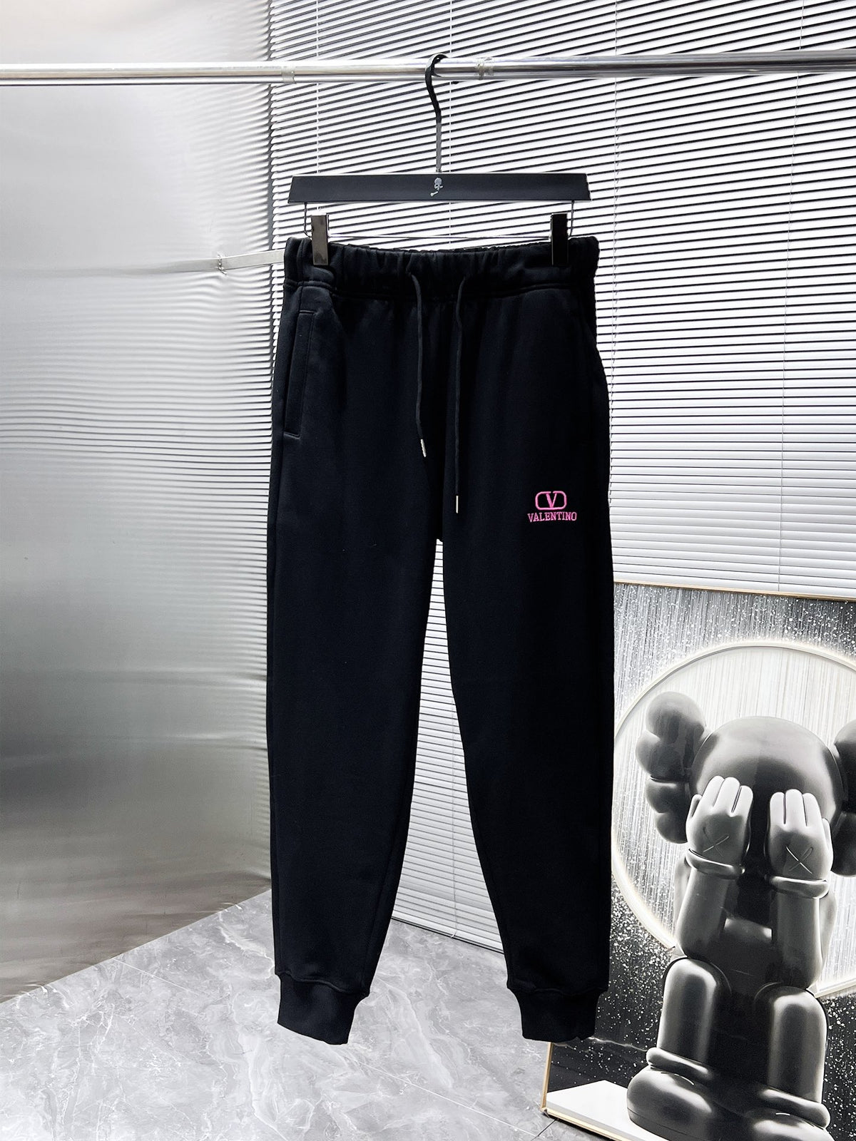 Valentino Cuffed Jogger Trousers with Small Leg Logo, product gallery image 1