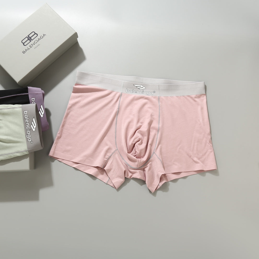 Balenciaga Pink Mint Grey Broad Waist Boxer Briefs, image 8