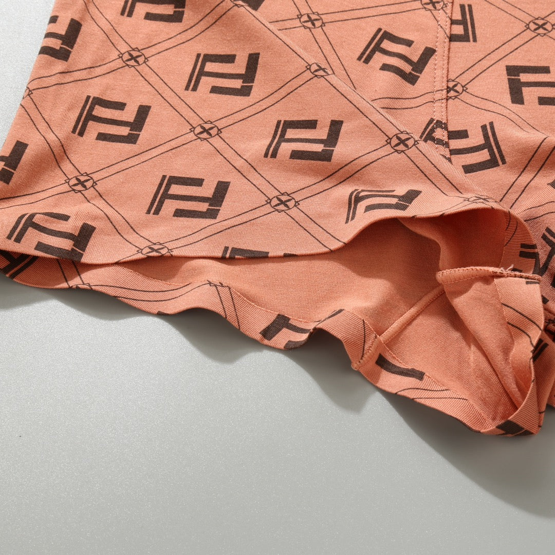 Fendi Orange Dark Grey Eye Waist Print Boxer Briefs, image 9
