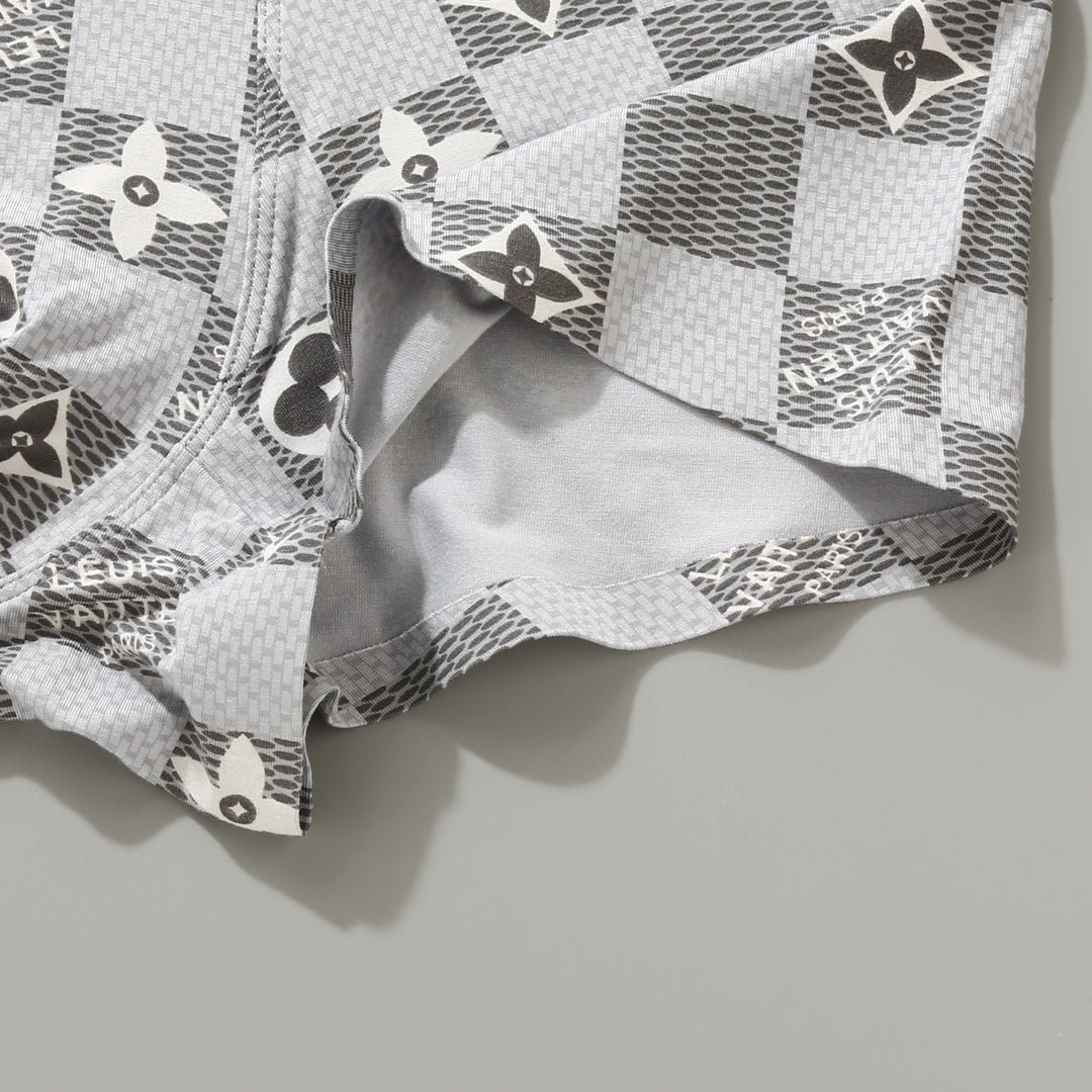 Louis Vuitton Brown Gold Small Allover Monogram Boxer Briefs, image 9