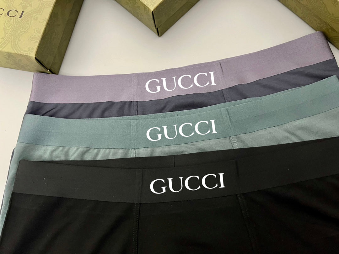 Gucci Black Small Rabbit Motif Boxer Briefs, image 2